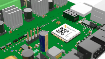 Integrated Pebl on a PCB